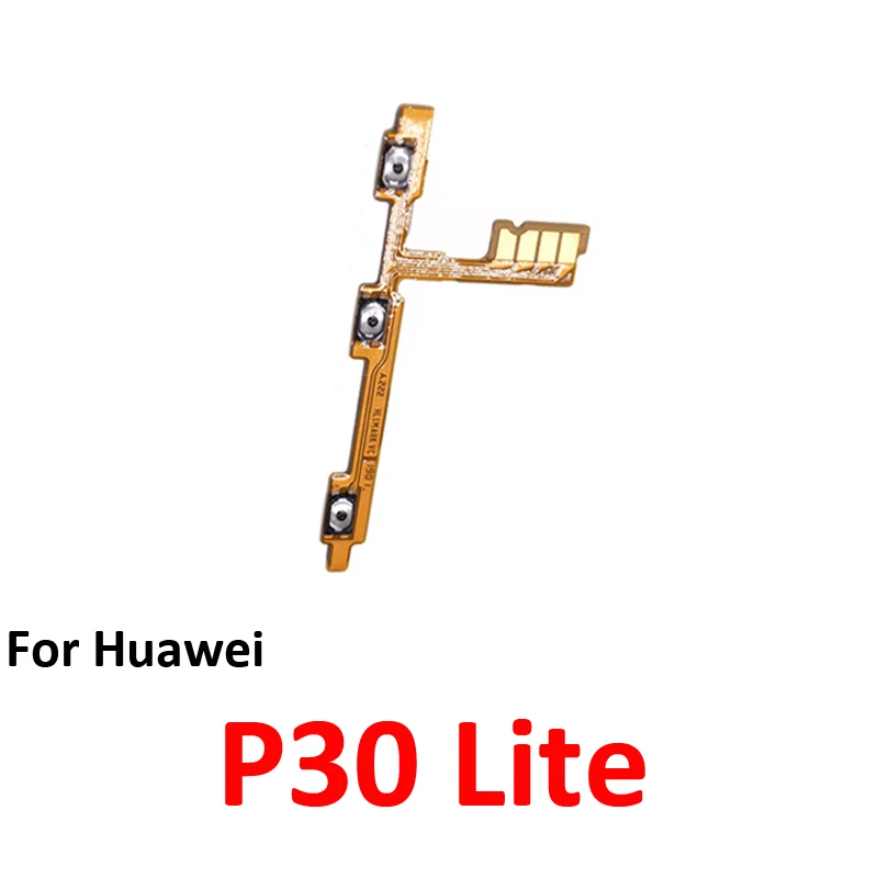 For Huawei P30 Lite Phone New Power Volume Button On Off Up Down External Key Internal Flex Cable Repair Parts For Nova 4e image 3