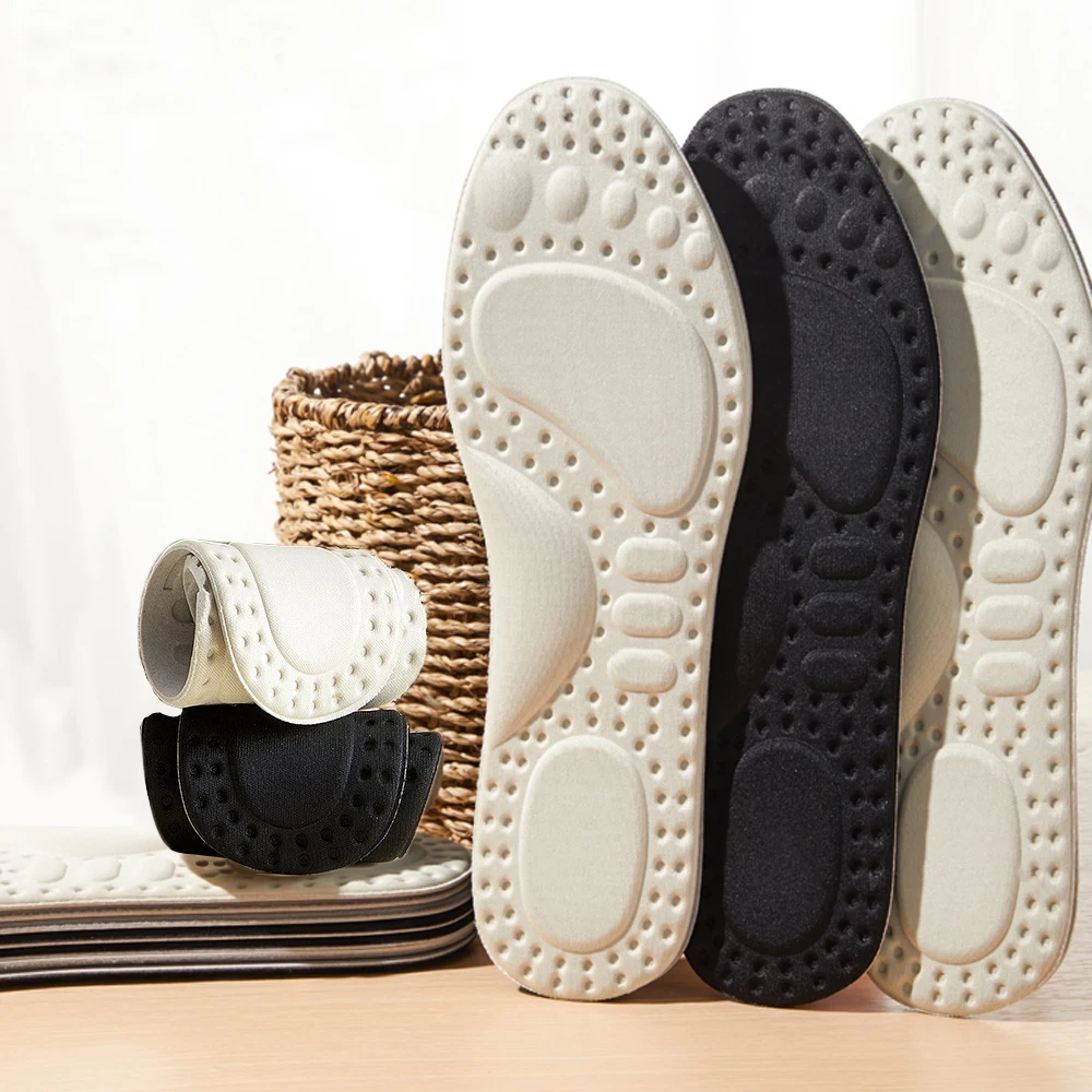 Sneakers Deodorant Insoles for Women's Shoes Men Shoe Sole Arch Support Orthopedic Insoles for Fascitis Plantar Foot Massager