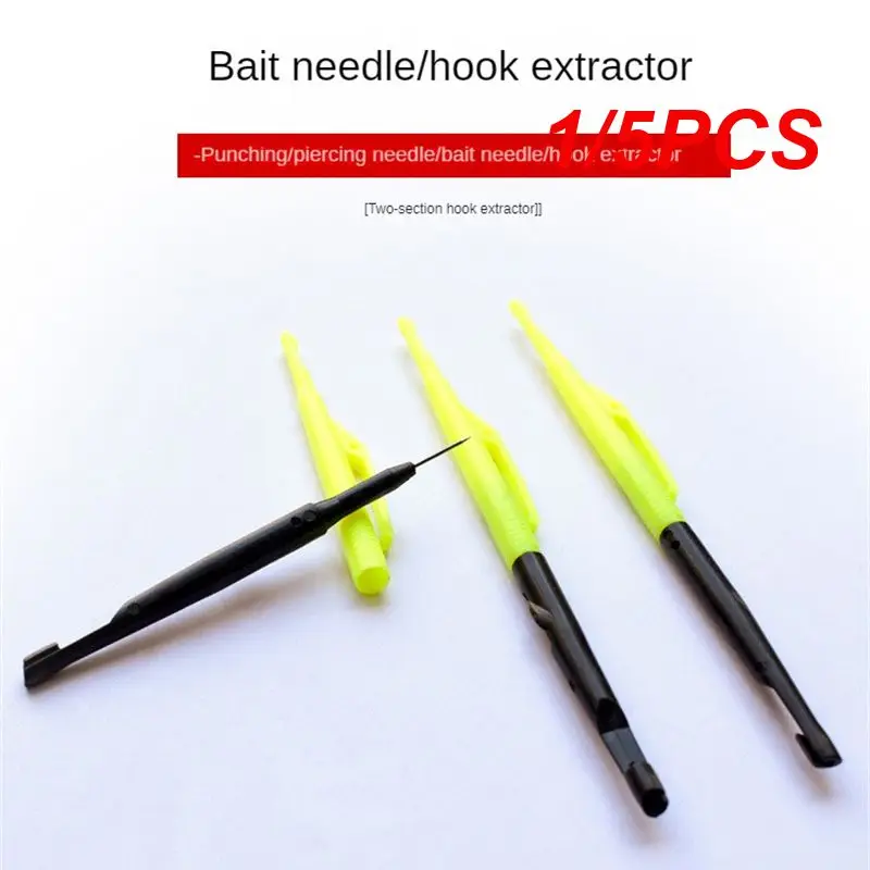 1/5PCS Hook Picker Multifunctional Device Needle Unhooking Device Hook Pick-up Bait Needle Unhooking Device