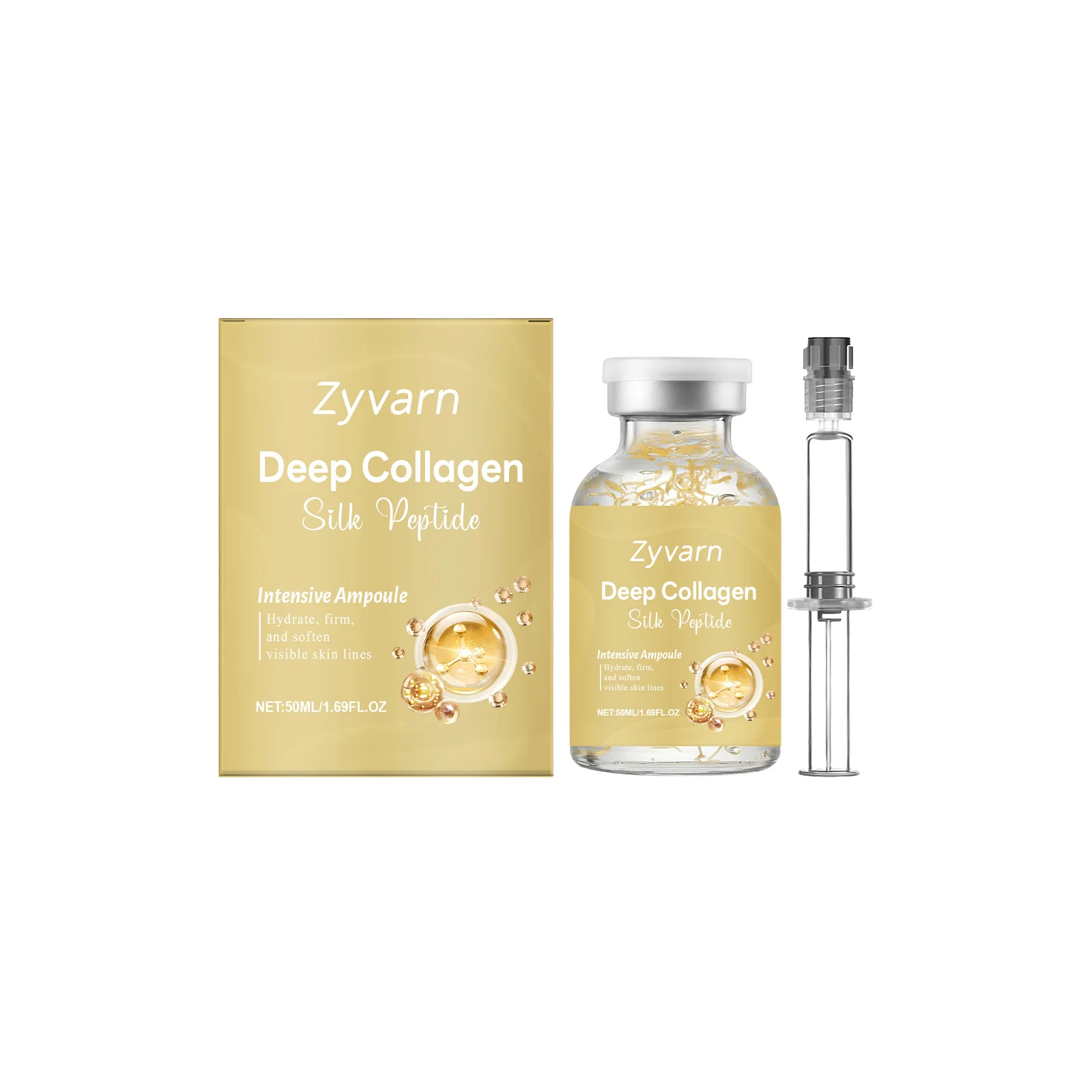 Collagen Silk Peptide Skin Renewal Ampoules: Softens and brightens skin, nourishes facial skin with this ampoule essence.
