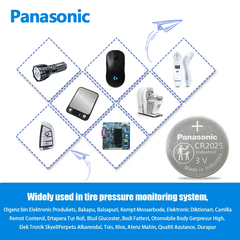 Panasonic cr2025 2pcs knopf batterie jinke qijun qida auto fernbedienung nissan liwei loulan tule classic xuan yi auto schlüssel batterie