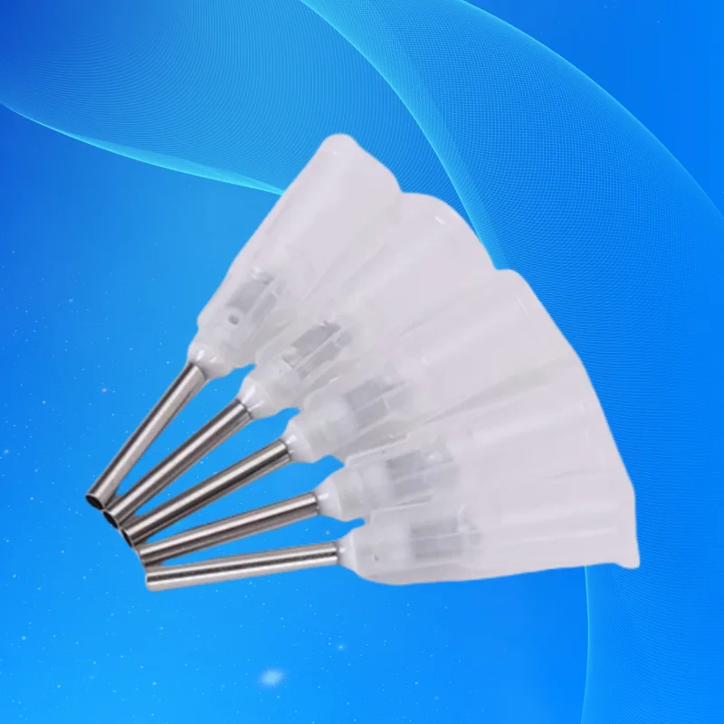

Бесплатная доставка, 100 шт., 16 г, прозрачные цветные тупые дозирующие иглы, наконечники игл для шприца для склеивания ювелирных изделий, дозатор жидкости, шприц