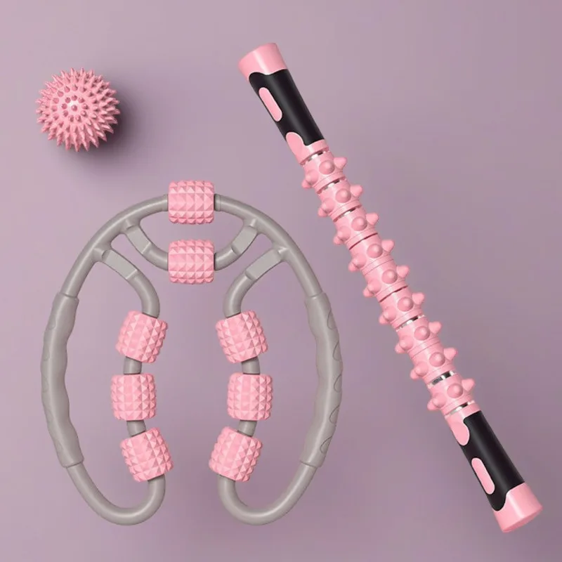 

Leg Massage Roller For Thigh And Calf Slimming Muscle Relaxation Deep Tissue Spike Recovery Stick For Home Office Gym For Women