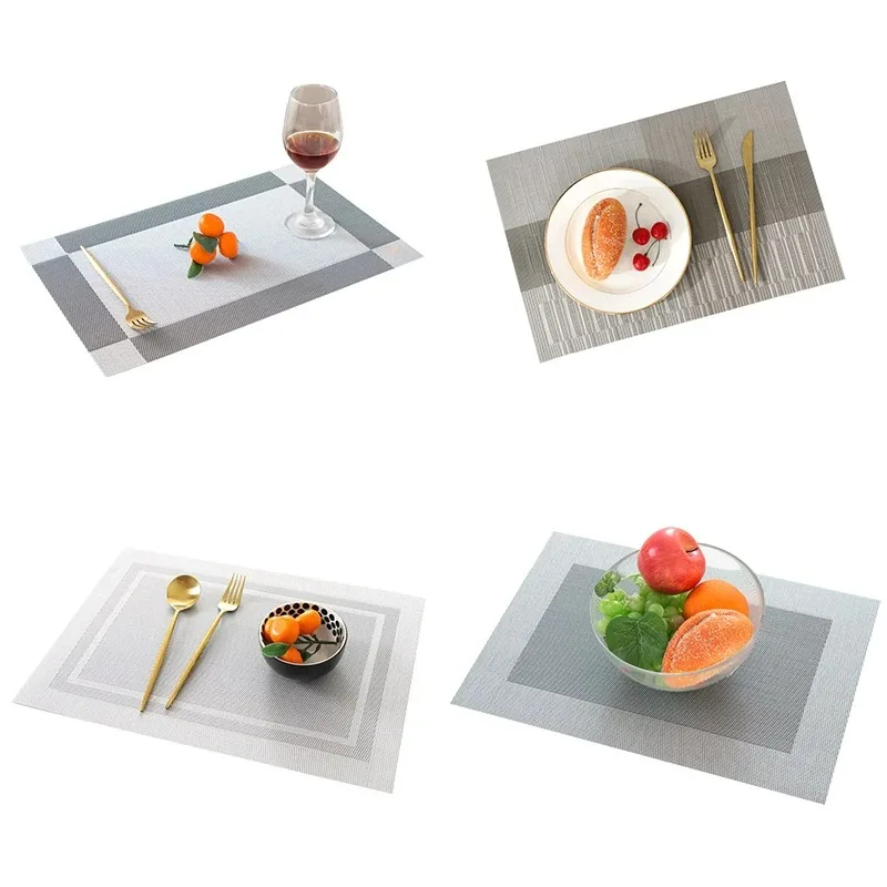 Washable Table Placemats, Non-Slip Bowl Pad Coaster, Modern Table Mat, Hotel Restaurant Decoration Accessories, Home Kitchen