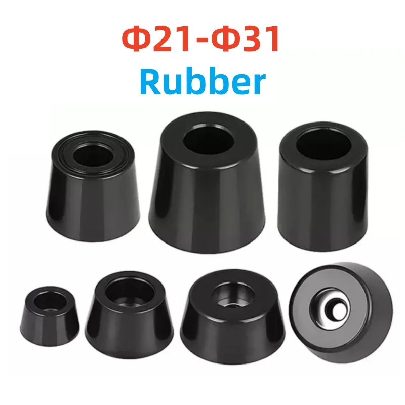 Black Rubber Pads Table Foot Pad Protectors Non-slip Cutting Board Furniture Hardware Mat Table Chair Leg Cover Funiture Legs