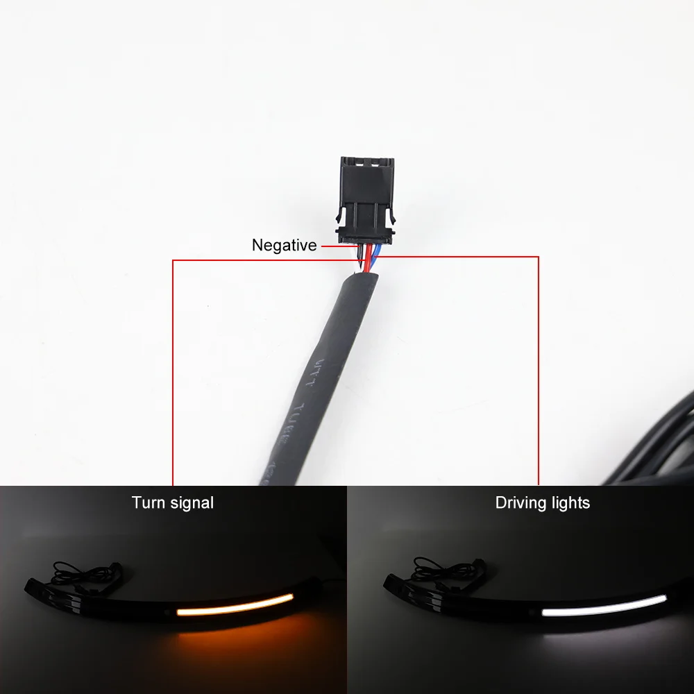 Motorcycle Windshield Trim Light LED Turn Signal Light DRL for Touring Street Glide Special 2014 - 2023 Tri Glide Ultra Classic view 2