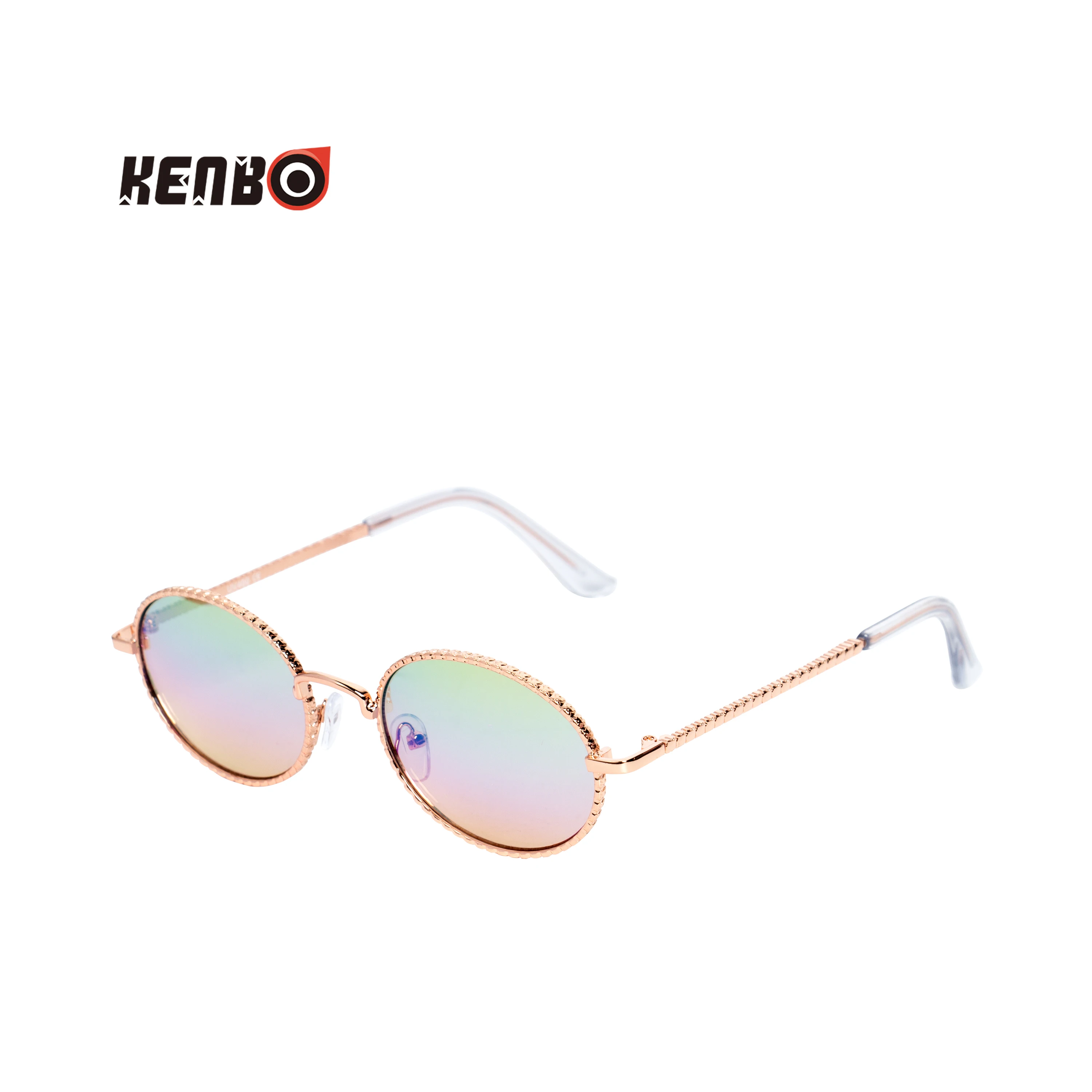 Kenbo Fashion Twist Frame Vintage Sunglasses For Women Men Oval Frame Sun Glasses Design Retro UV400 Outdoor Luxury Eyewear