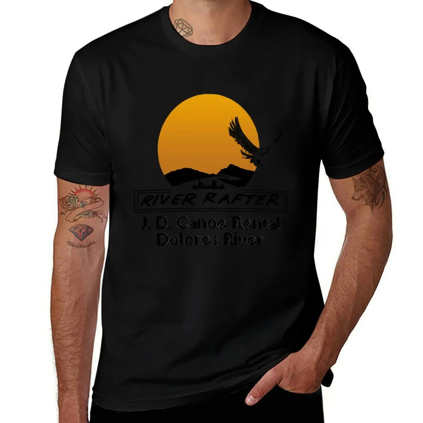 

J.D Canoe Rental (GOTG) T-Shirt customs basketball graphic tees blanks Anime t-shirt mens t shirts