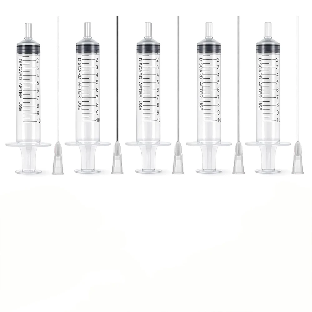 10ml Liquid Transfer Tool with Blunt Tip Needle Perfume Decanting Syringe for Essential Oil Ink Skincare Liquid view 6