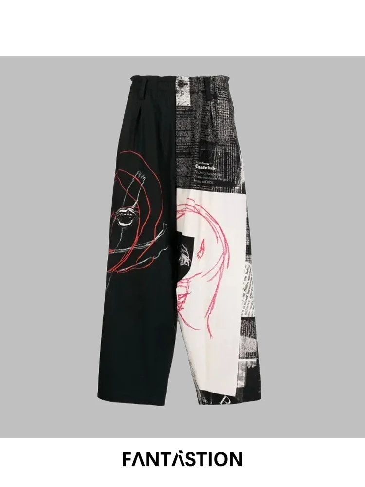 

FANTASTION original linen pants men casual pants korean popular clothes Male clothes Men's clothing trousers for men pants