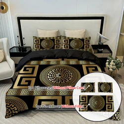 3PC European Style Disc Duvet Cover Comfortable Bedding Set 1Duvet Cover 2Pillowcases Digital Printing Four Seasons Home Decor