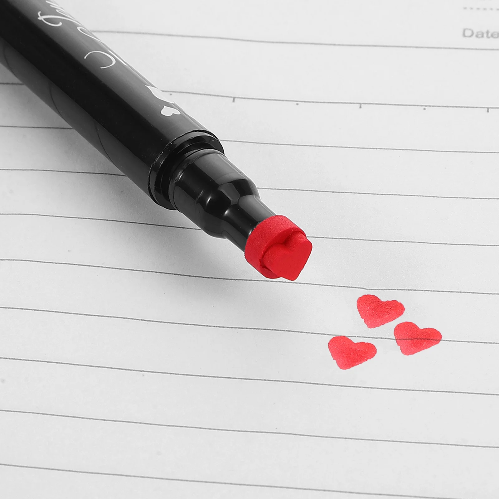 Red Waterproof Eyeliner Pen Double Ended Liquid Eye Liner Pencil Smudge Proof Long Lasting Makeup Tool Stamp Design Fashion