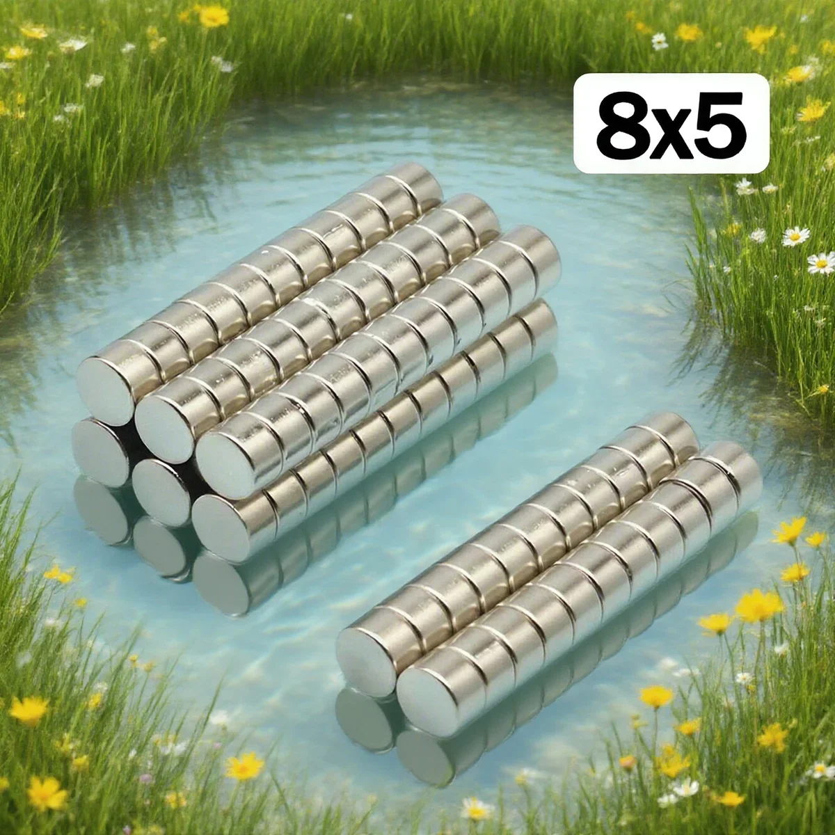 

8X5MM Powerful Neodymium Magnet Round Super Strong Magnets N35 NdfeB Permanent Magnetic imanes Refrigerator Magnet