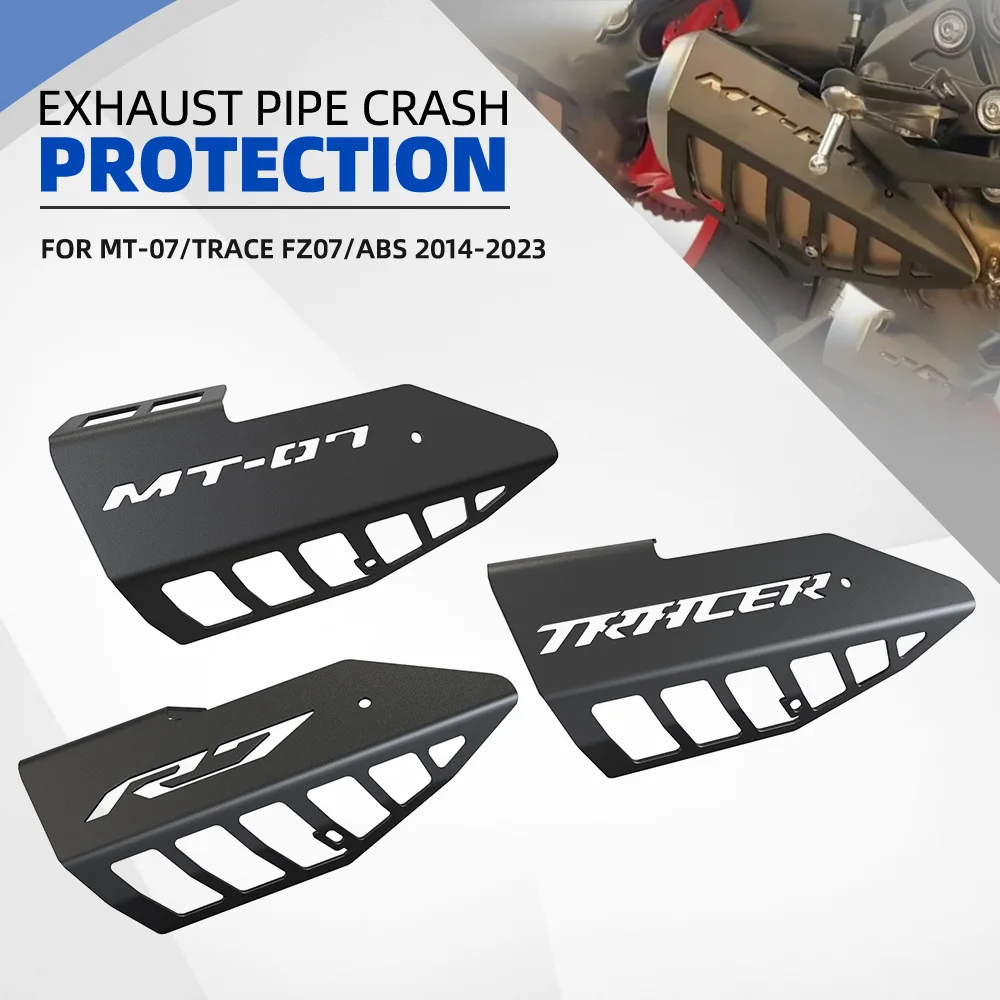 

For YAMAHA MT-07/TRACE FZ07/ABS 2014-2023 Exhaust Muffler Protection Motorcycle Accessories Exhaust Silencer Protector Guard