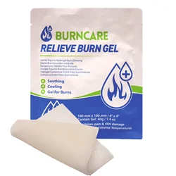 Burn Dressing Emergency Burn Care Gel Cooling And Soothing Hydrogel Wound Dressing Water Gel For Burn Debridement First Aid