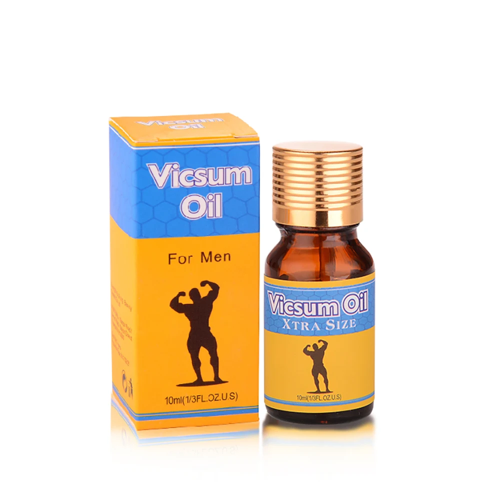 10ML VICSUM Male Massage Oil Penis Enlargement Powerful Stronger Erections Natural Herbal Formula Essential Oils Sexual Health