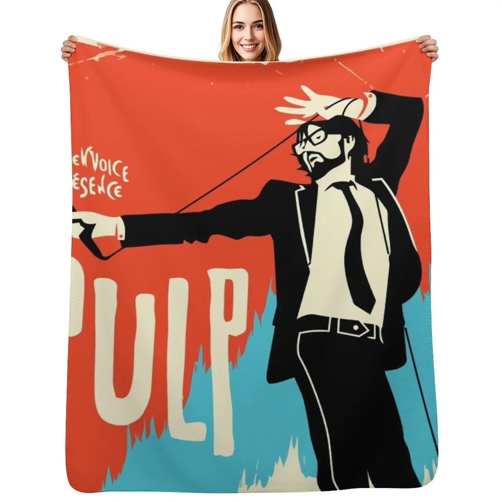 

Pulp Throw Blanket Bed covers cosplay anime Bed linens Bed Blankets