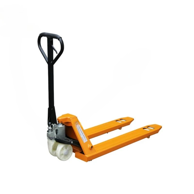 Forklift Manual Hydraulic Handling Drivers Push and Pull Stack Height Lifting Tray Trailer 2 Tons Manual Forklift Trolley