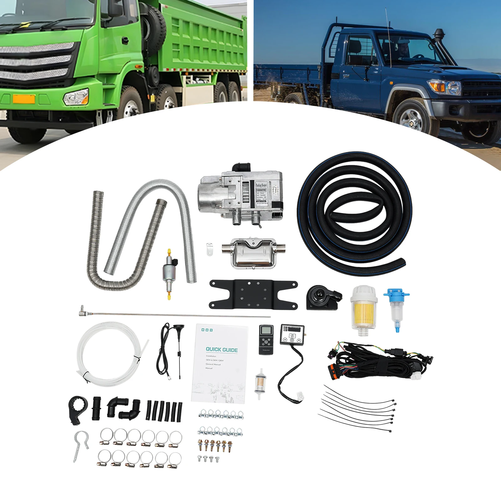 5KW Diesel Heater 12V For RV, - Case Fan Controller recension och pris