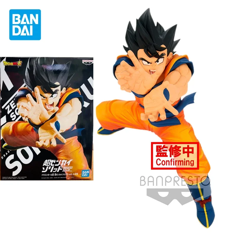 

Bandai Original Dragon Ball Super Anime Figure Son Goku ZENKAI SOLID Vol.2 Action Figure Toys for Kids Gift Collectible Model