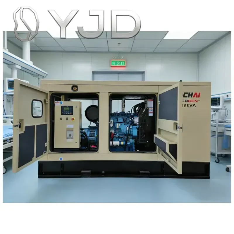 YJD Global Power Silent Diesel Genset 12kW-30kW 25kVA-30kVA 24V DC Electric Start ATS High Efficiency Generator