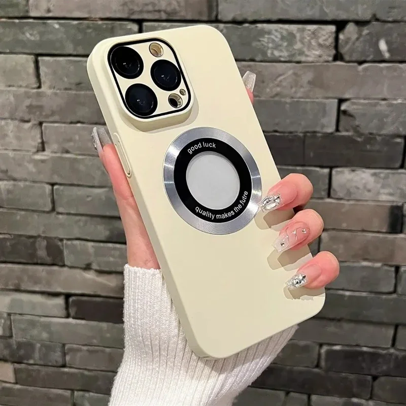 

Luxury wireless charging case is suitable for iPhone 16 14 13 12 11 15 Pro Max magnetic lens to protect the mobile phone case