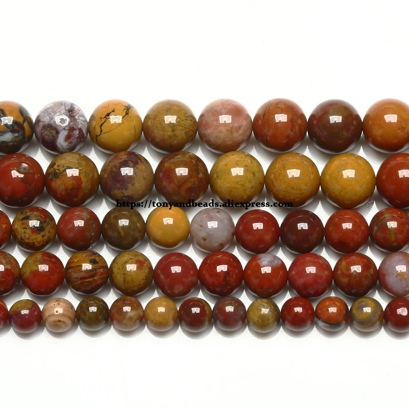 Natural Stone China Zhanguo Red Onyx Agate Round Loose Beads 6 8 10 12MM Pick Size For Jewelry Making