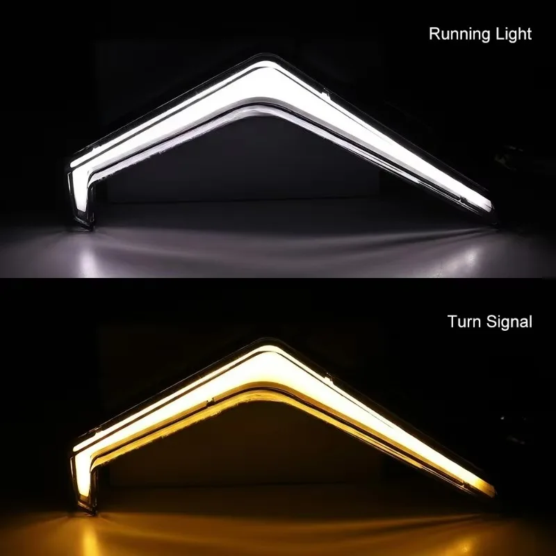 Дневные ходовые огни Poer North Star для Polaris RZR XP 4 1000 Turbo, 1 пара светодиодных передних указателей поворота для UTV ATV 2018-2021 гг.