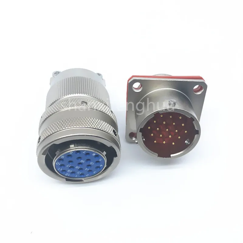 19 Pin Aviation Plug Y11P-1419TK2 ZJ10 TJ2 ZK10 Connector Male/female Cable Gland Connector