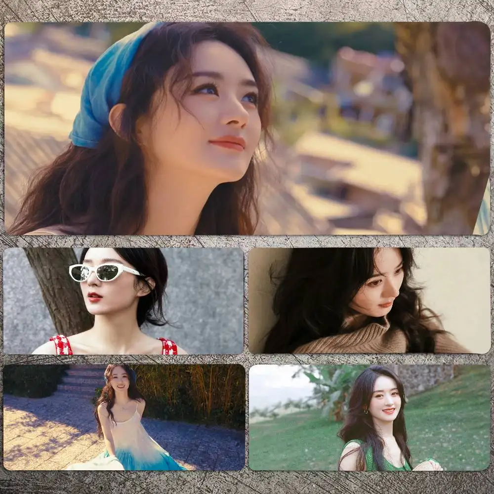 Celebrity Zhao Liying Mousepad Non-slip Suitable For Office Computers Laptops E-sports Game Desk Mats XXL Keyboard
