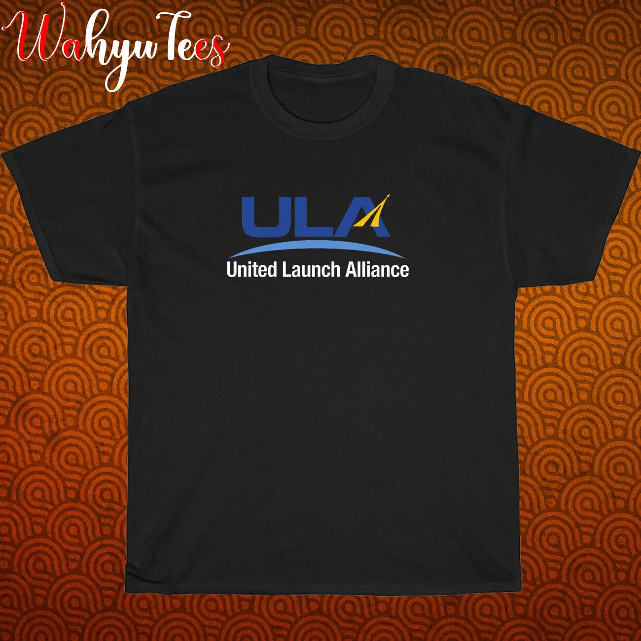 New ULA United Launch Alliance Logo Black/Navy/Grey/White T-Shirt Size S-5XL