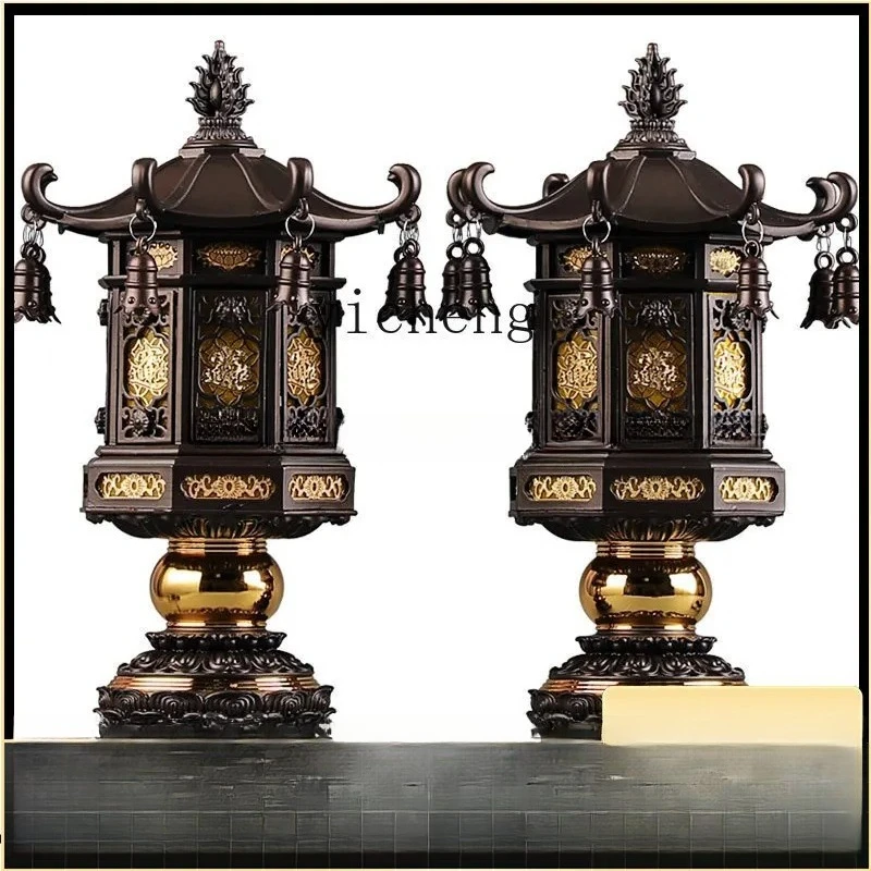 FJ-21 Supply Buddha A Pair Of Plug-in Household Led Changming Ornament Buddha Front Taoist God Statue For Setting The Table