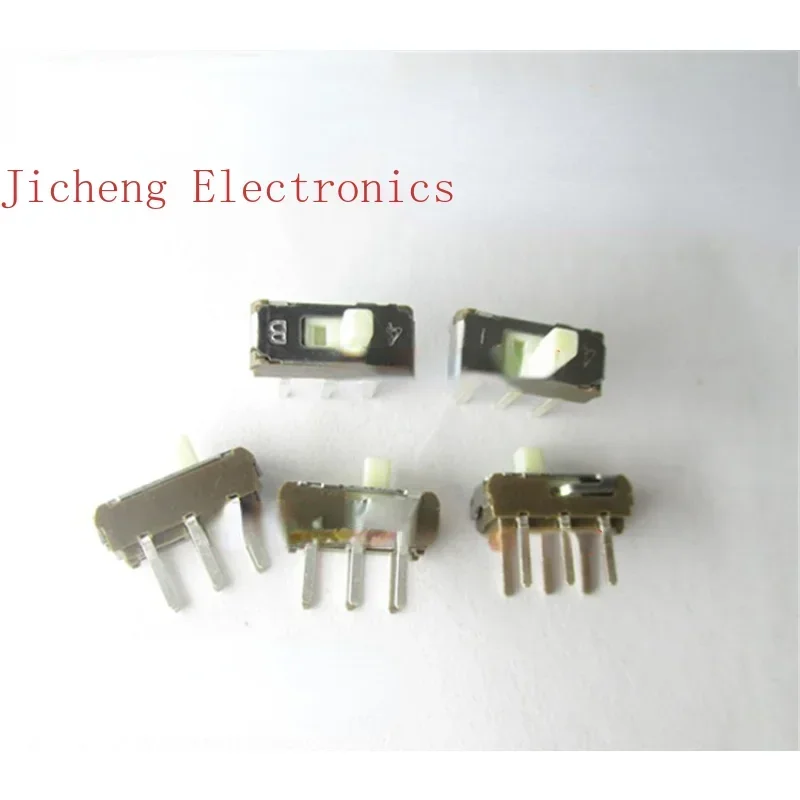 10PCS Imported Japanese Small Toggle Switch 6-pin 2-gear Vertical Double-row Push Sliding