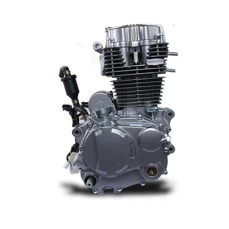 New Design Single Cylinder 4 Stroke Vertical Air Cooled Tricycle Engine 250cc Complete Motorcycle Engine