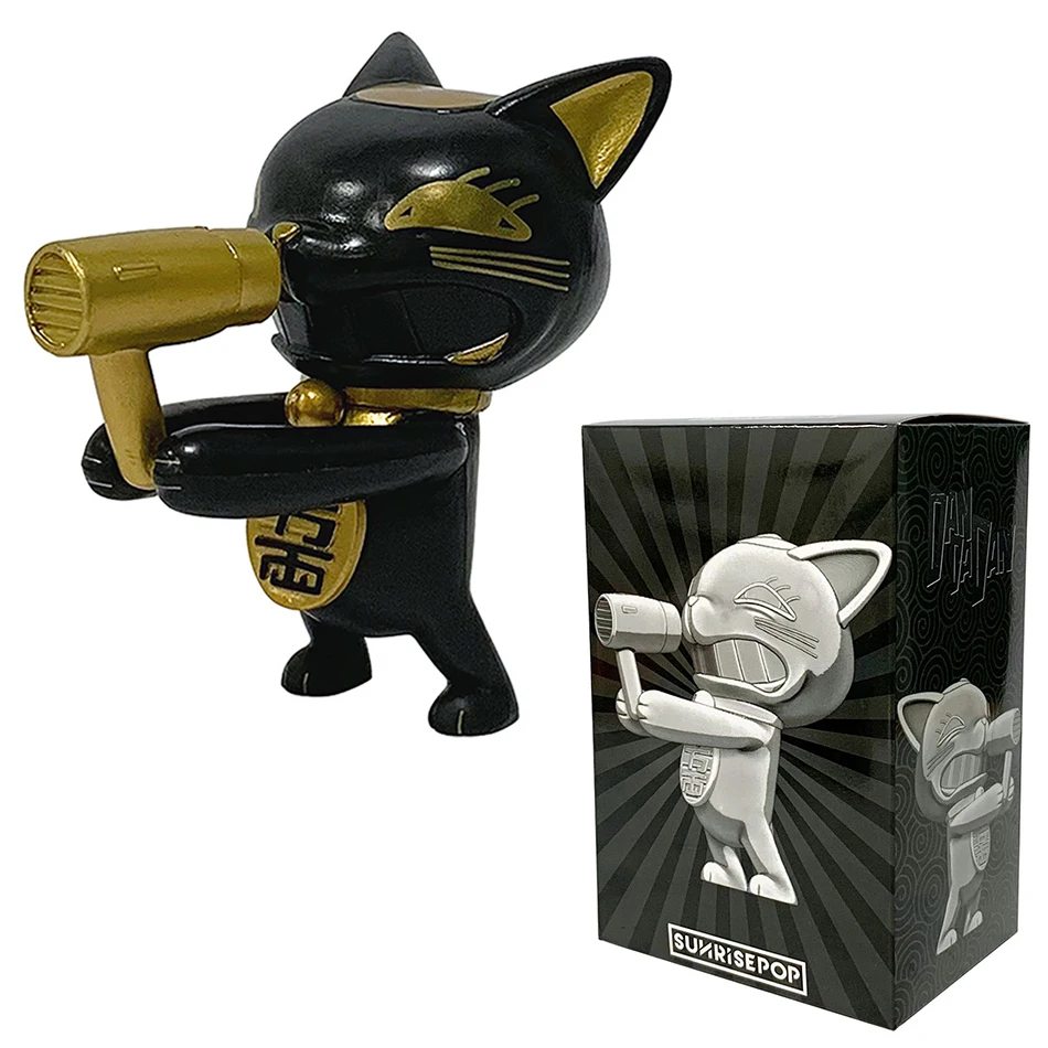 Anime Dandadan Turbo Granny Figure Peripheral Cute Kawaii Cat 9cm PVC Action Figure Desktop Decorate Ornament Crafts Gifts Toys