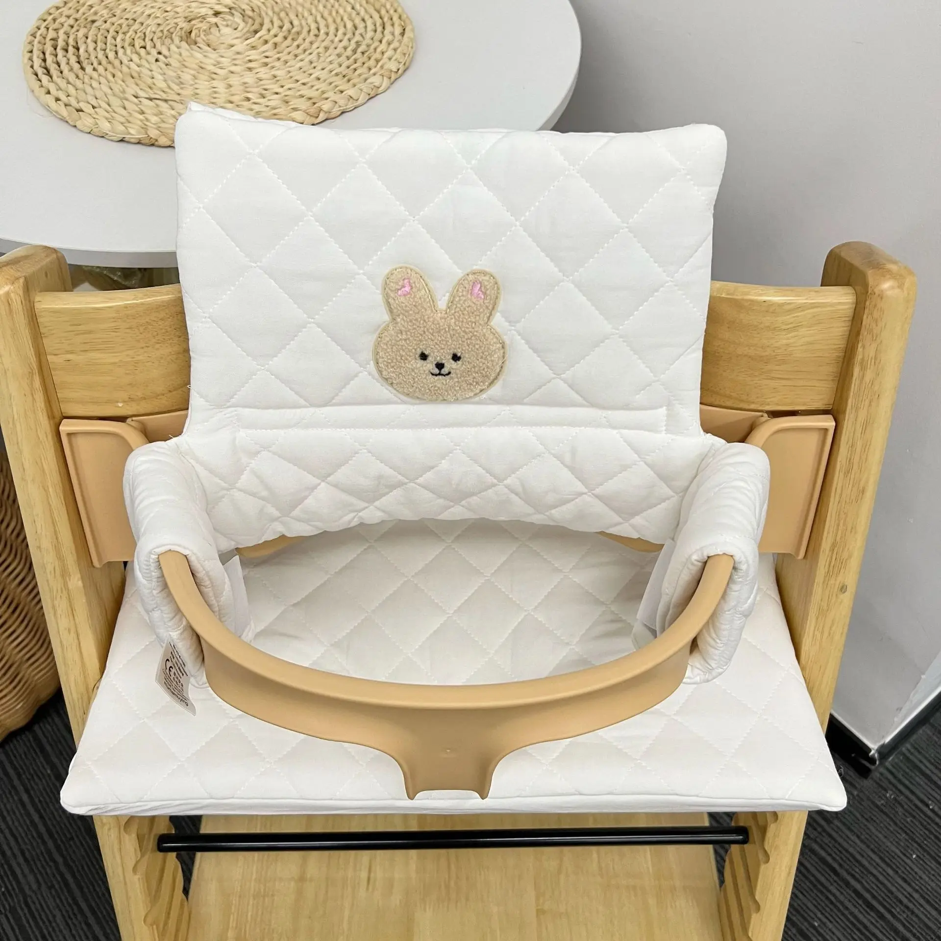 Baby Dining Chair Cushion Four Seasons Portable Non Slip Integrated Cushion For Going Out Baby Dining Chair Accessories Cushion