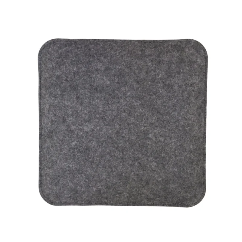 Non-Slip Felt Seat Cushion Square Chair Cushion Seat Pad Cover 35 x 35 cm grey