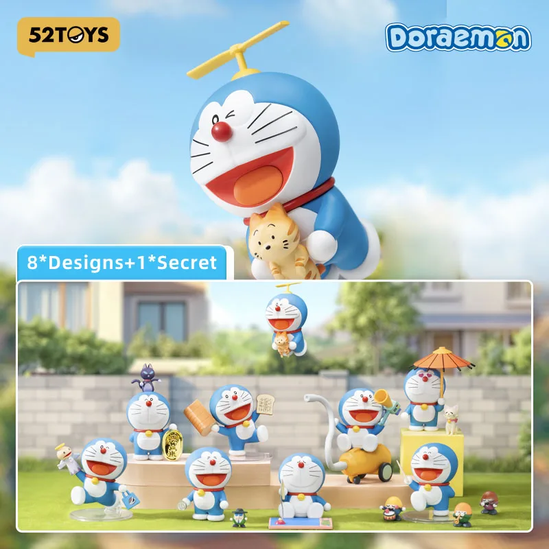 52TOYS Blind Box Doraemon Secret Gadgets II, Mystery Box, cute collectible random Figure, Christmas Gift for Partner