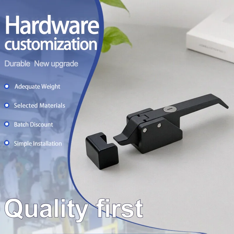 Zinc Alloy Precision Cast Handle for Industrial Vacuum Tight Cold Storage Freezer with Wide Type Door Closer