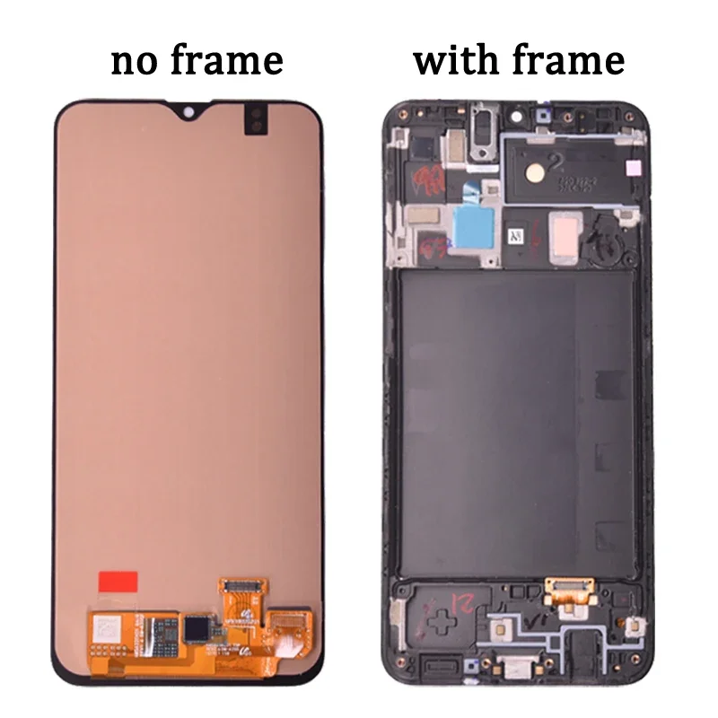 Super AMOLED For Samsung A20 A205 SM-A205F A205FN LCD Digitizer Display With Touch Screen Digitizer Assembly