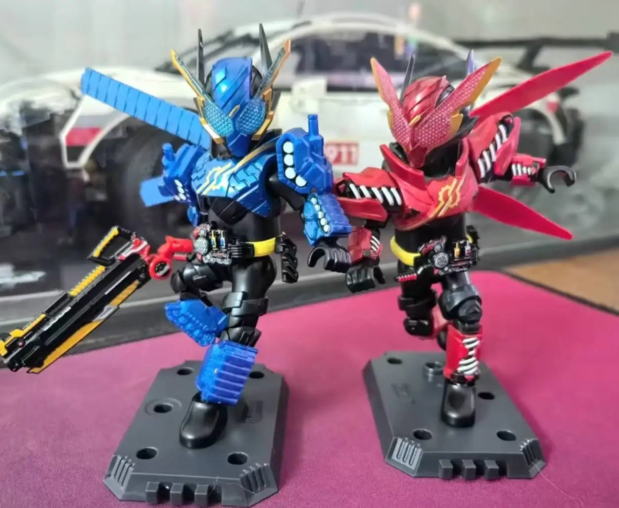 

In Stock Originate KAMEN RIDER GALAXY VERSION 06 GeatsIX(Nine) Build Gavv NA-GO Kuuga Assembled Movable Model Toys