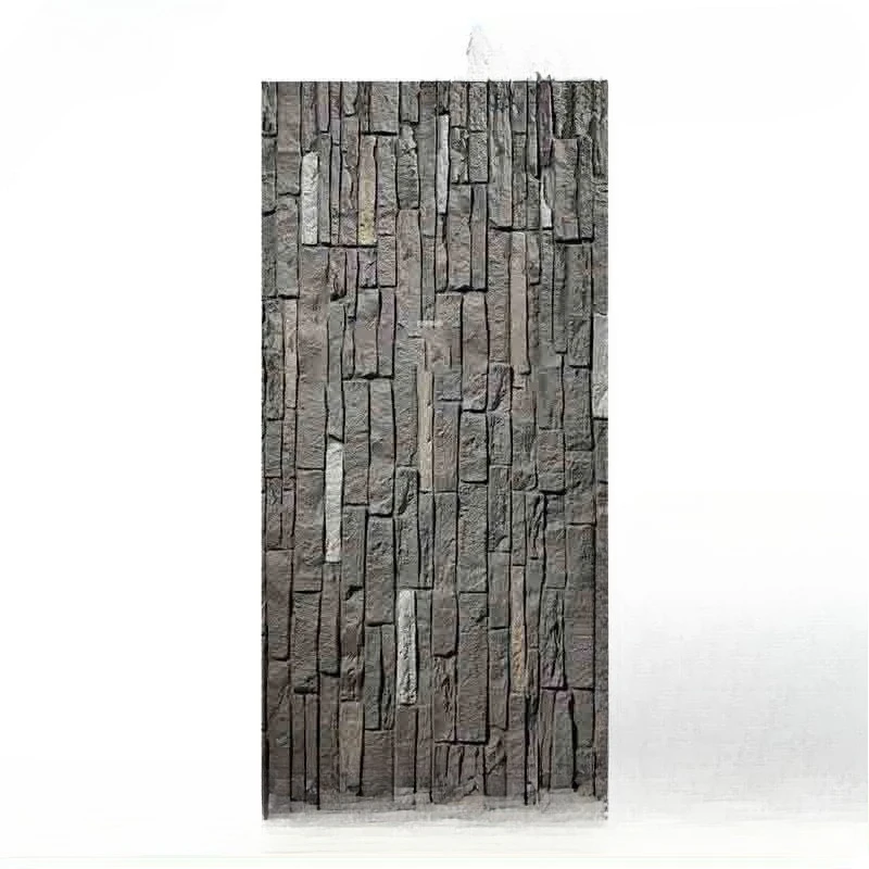 Vintage Culture Stone Large Slab, PU Mushroom & Flowing Stone Veneer for Villa Indoor and Outdoor Feature Wall
