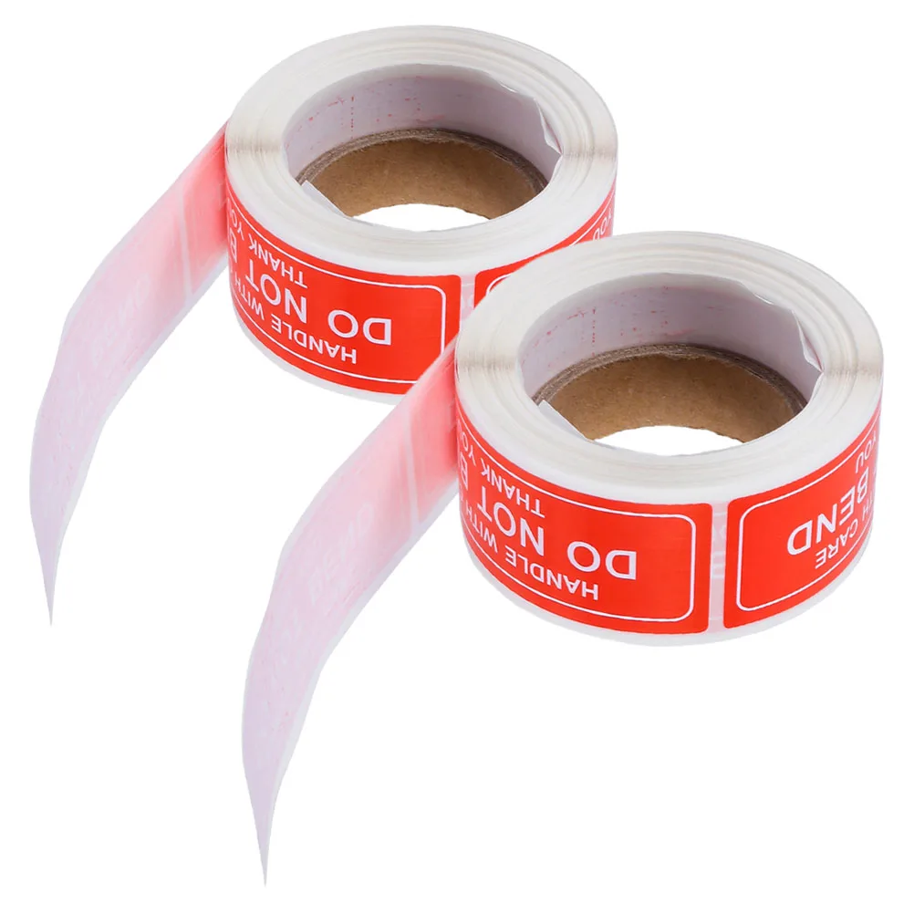 

Handle with Care Stickers Fragile Warning Labels Self-Adhesive Packaging Labels Aesthetic Functional Bright Colors Clear Text