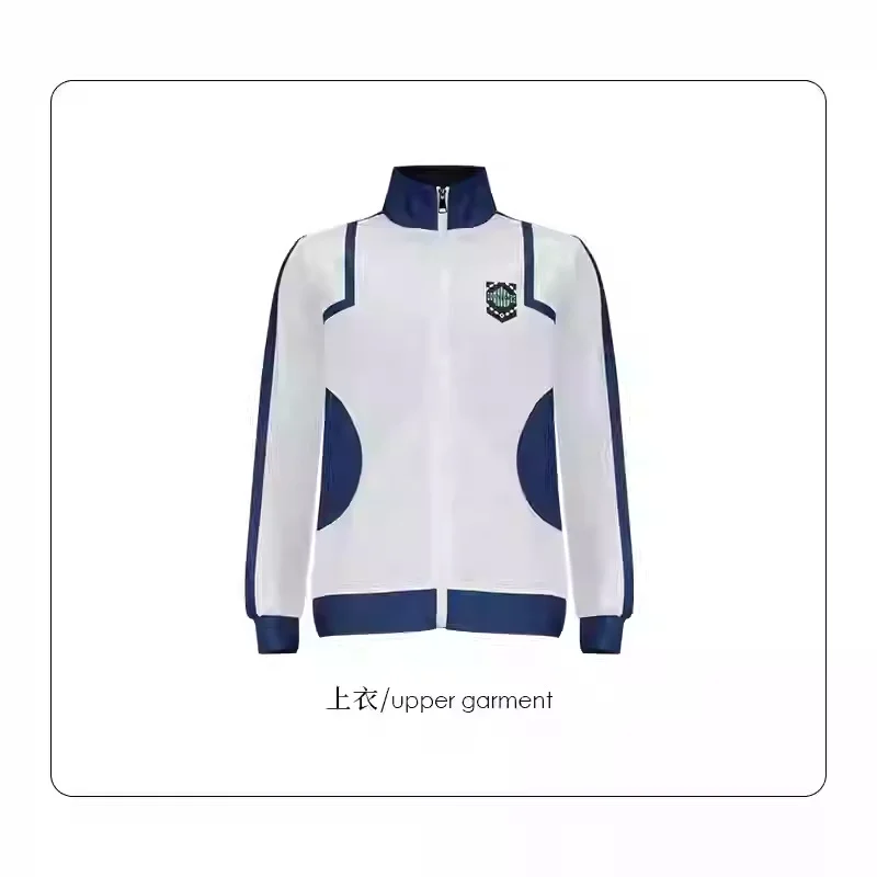 Disfraz de Cosplay de Blue Lock Reo Nagi Bachira Isagi Chigiri, ropa deportiva con cremallera, chándal, sudadera con capucha, ropa de Carnaval de Halloween