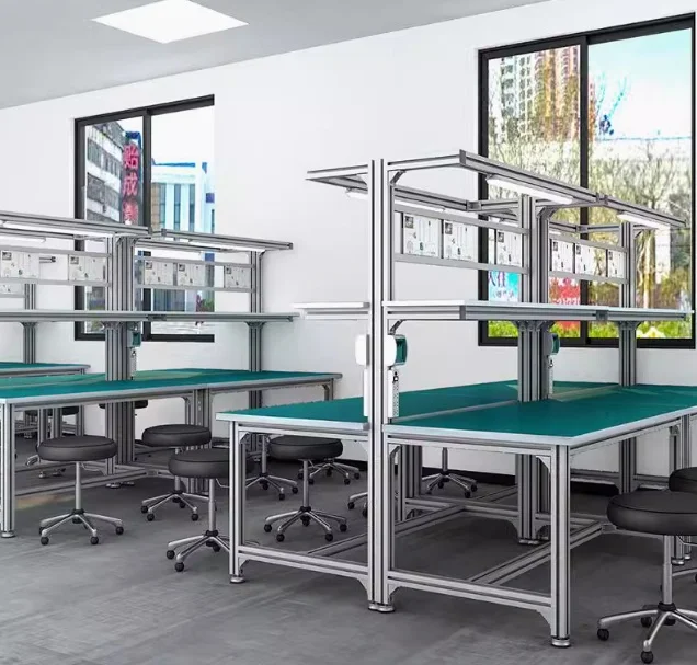 Customizable Woodworking Workbench, Double-layer Workbench, Flat Garment Cutting Table