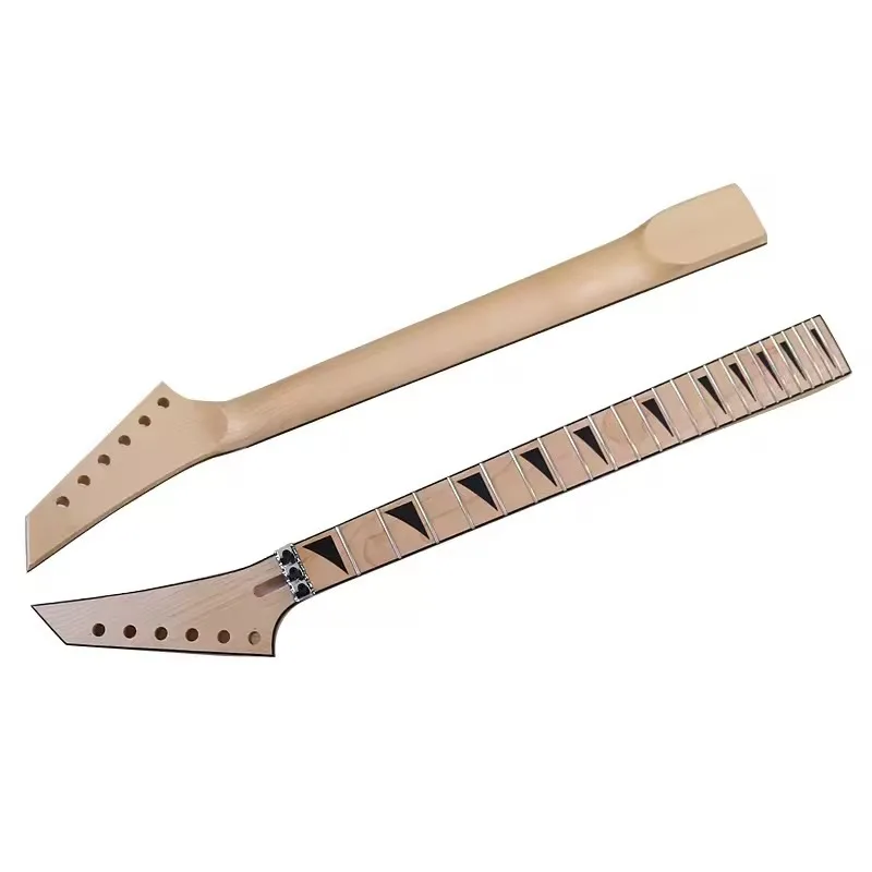 Electric Guitar Guitar Neck Matte Organ Handle Maple Special-Shaped FV Head Electric Guitar Neck
