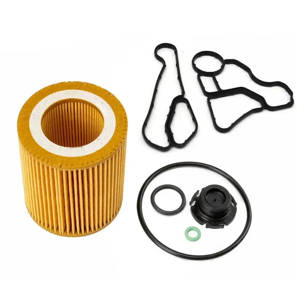 Newest Oil Filter+Housing Gasket & Cooler Seal Set For BMW X3 N26 N52 N54 N56 Car Accessories 11428637820,1142863782120