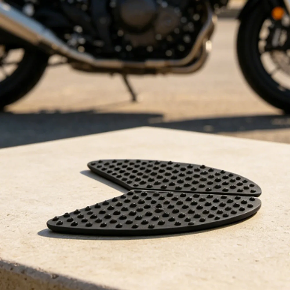 Motorcycle Fuel Tank Sticker Rubber Enhances Knee Grip And Lateral Traction Motorcycle Covers Mouldings