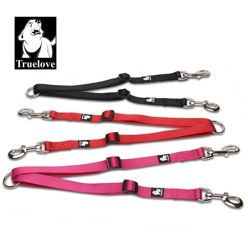 ペット用リード　二頭用　ワンツーワン　犬用チェーン　屋外散歩ロープ　ダブルヘッド　伸縮式　リトラクタブルリード