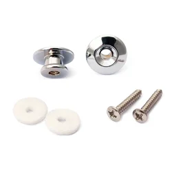 Mushroom Head Guitar Strap Locks Straplock Buttons Guitar Belt Strap Button with Mounting Screws For Acoustic Guitar Parts